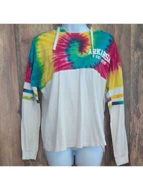 Basix of America Arkansas Tie-Dye Hoodie S                                  D410